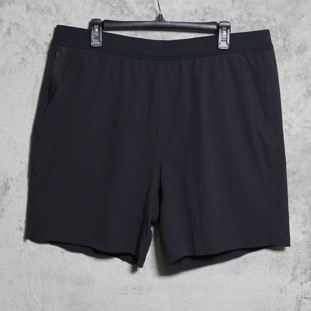 Ten Thousand Interval Short Mens XXL Black Lined Training Gym Athletic Workout